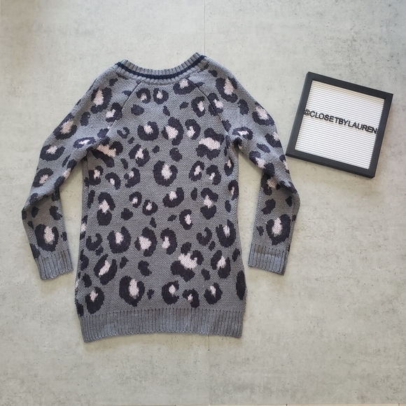 Lord & Taylor Design Lab Animal Print Sweater - Picture 3 of 6